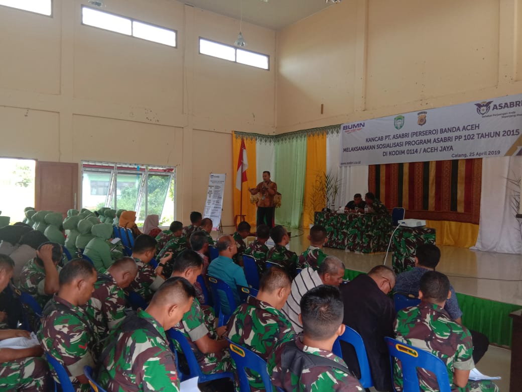 TNI – Polri Terima Sosialisasi Program PT Asabri