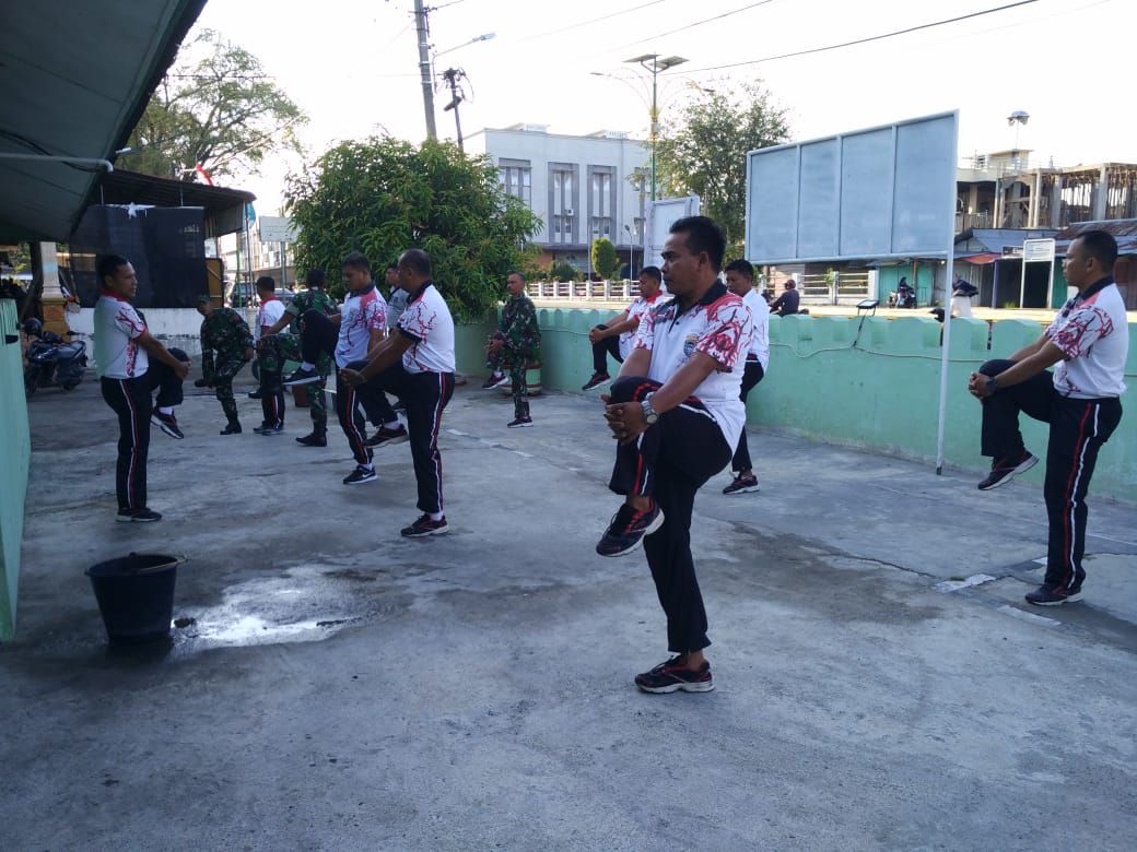 Jaga Kebugaran, Personel  Koramil 01/Bireuen  Olahraga Bersama
