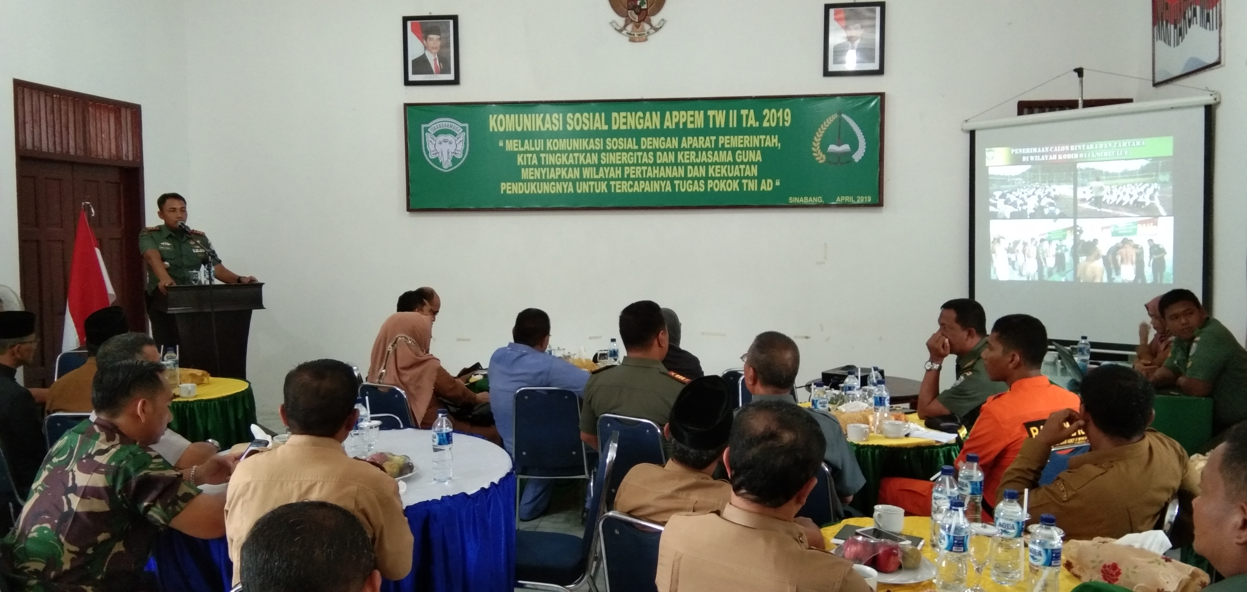 Kodim 0115 Simeulue Gelar Komsos Dengan Aparat Pemerintah