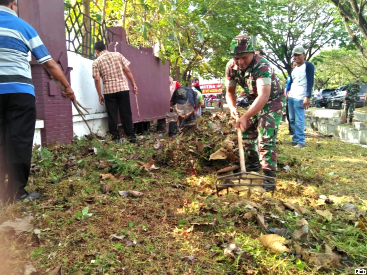 Kodim 0101/BS Kerahkan Personel Bersihkan Kota Banda Aceh