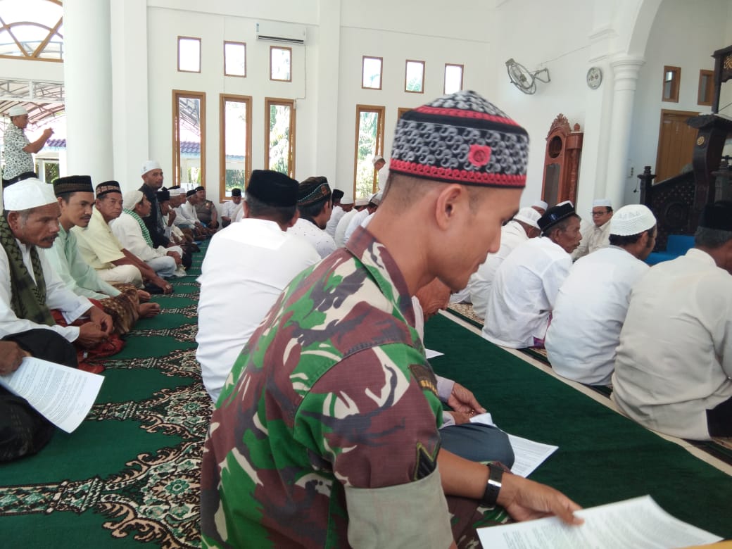 TNI Bersama Elemen Masyarakat Gelar Doa Bersama