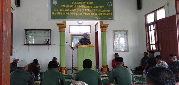 Kodim 0109/Singkil Peringati Isra’ Mi’raj Nabi Muhammad SAW