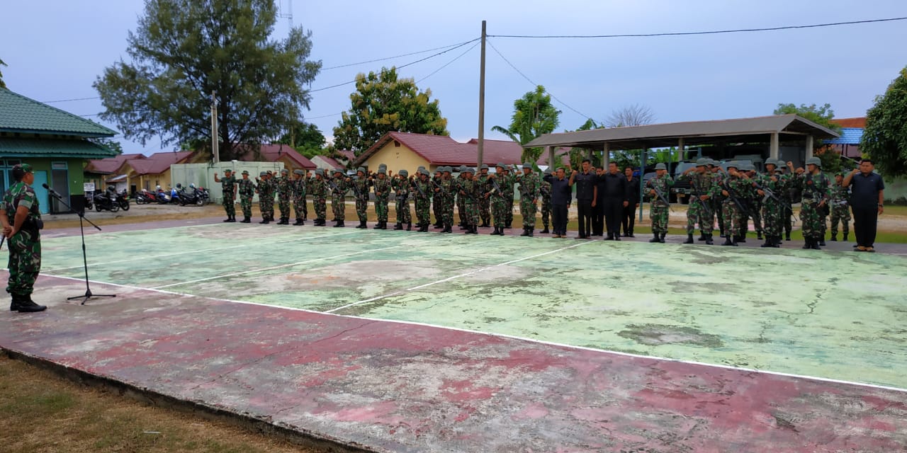 Dandim 0112 Pimpin Apel Kesiapsiagaan Pengamanan Pemilu