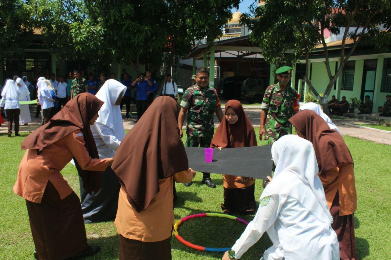 Kodim Agara Gelar Bin Wasbang dan Permainan Outbound