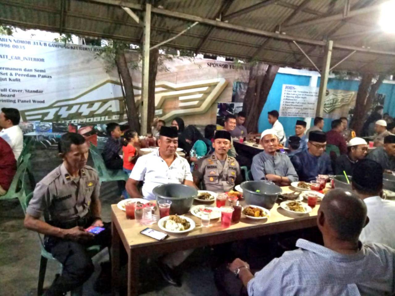 Danramil 13/Kuta Alam dan Muspika Buka Puasa Bersama