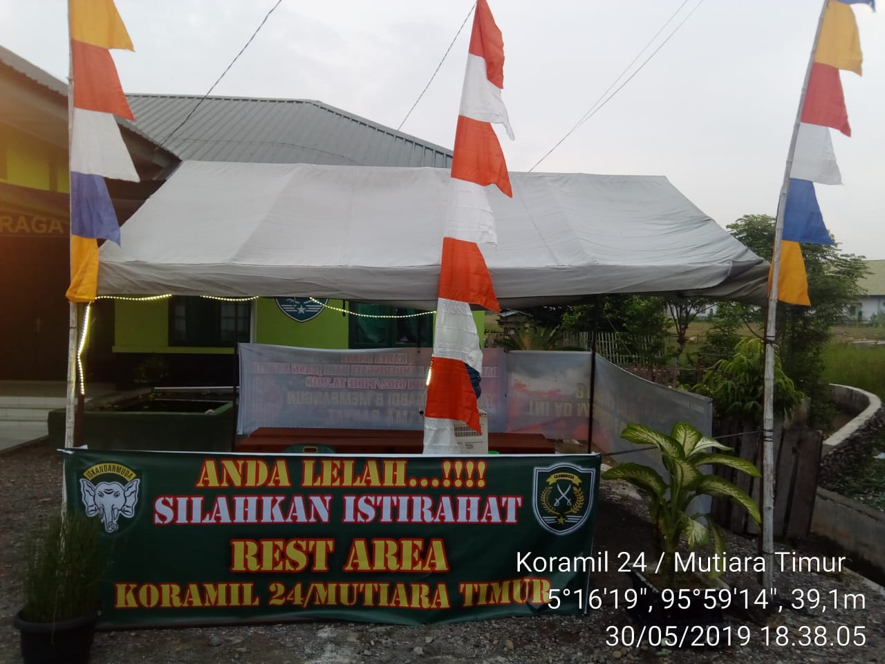 Peduli Keselamatan Pemudik, Jajaran Kodim Pidie Sediakan Rest Area