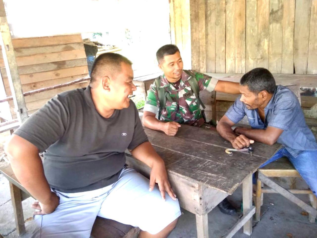 Mau Mudik Lebaran, Ini Pesan Babinsa Koramil 12/Montasik Kepada Masyarakat