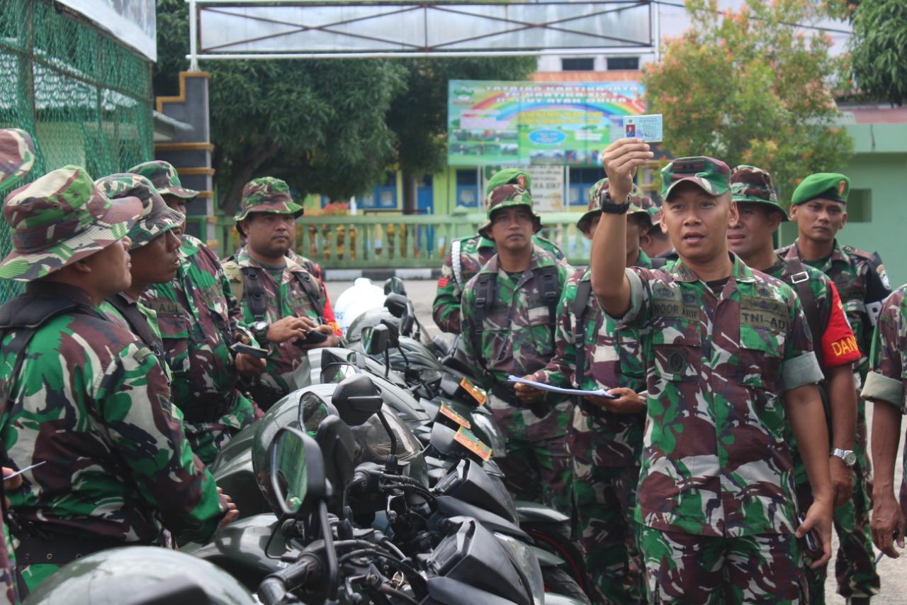 Dandim Agara Laksanakan Sidak Pengecekan Randis