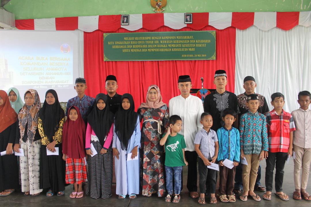 Denarhanud-001/CSBY Gelar Bukber Bersama Anak Yatim Piatu
