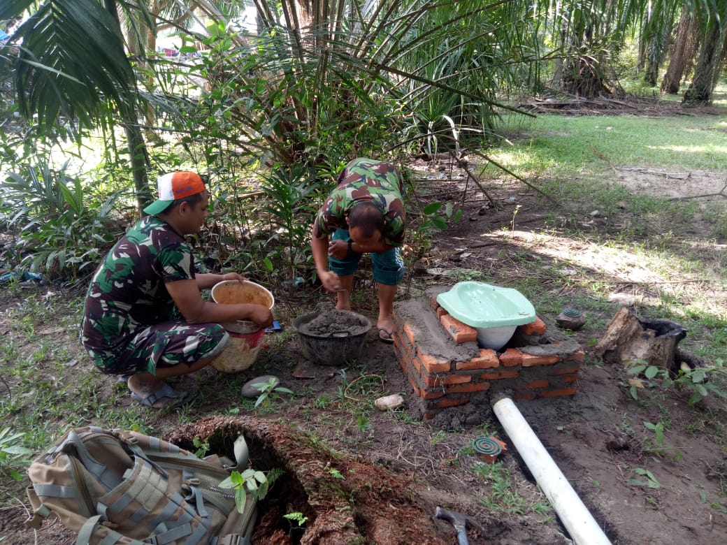 Jambanisasi Di Aceh Timur, TNI Ajak Masyarakat Hidup Sehat