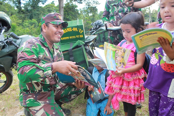Motor Pintar Babinsa Kodim Nagan Raya Blusukan Wilayah Terpencil