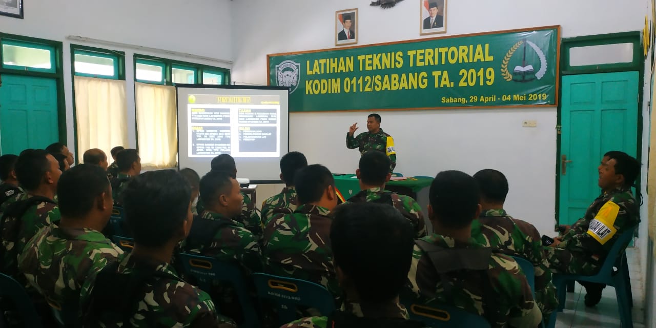 Dandim 0112/Sabang Buka Latnister