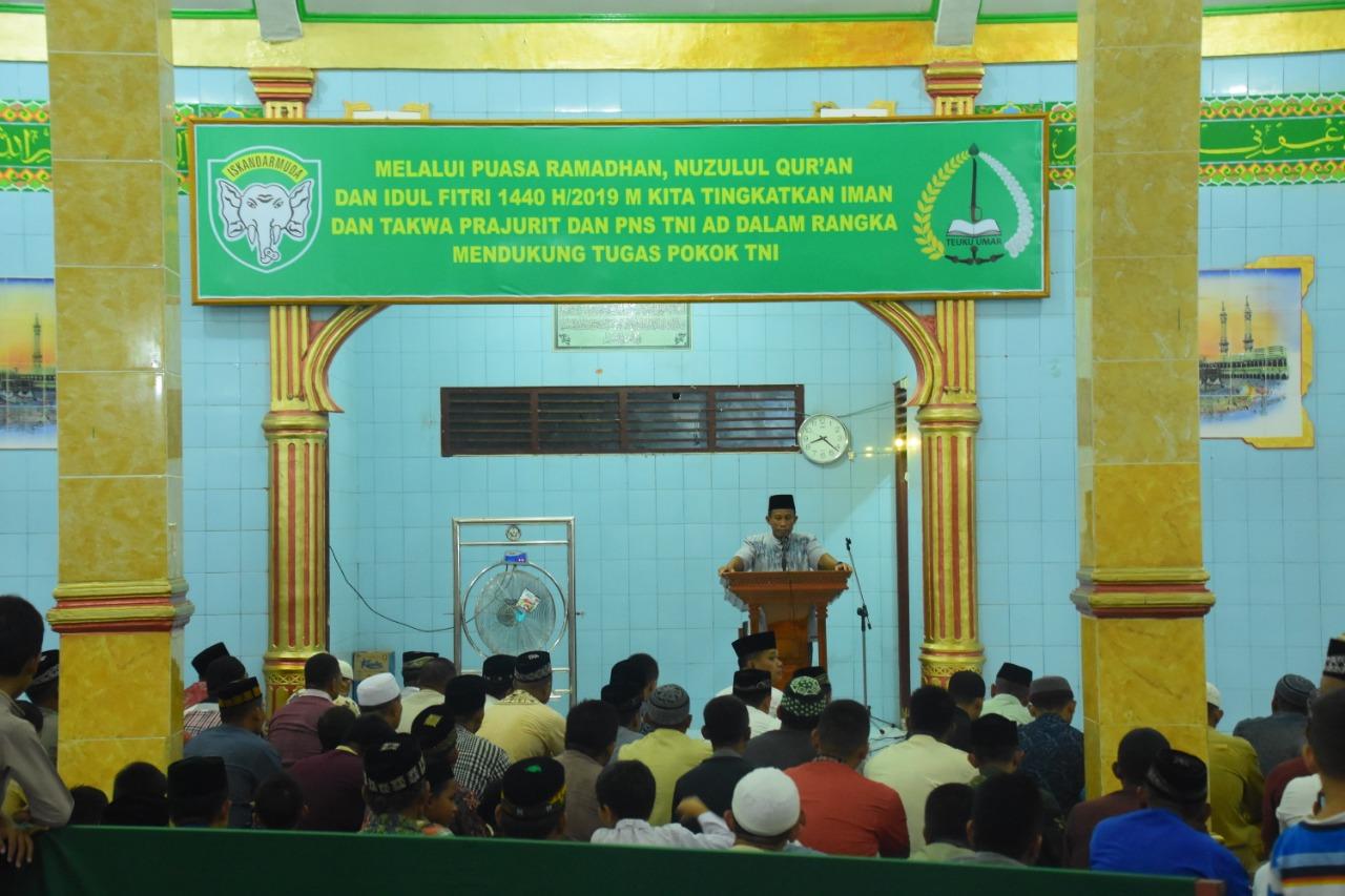 Danrem 012/TU: Bulan Suci Ramadhan Merupakan Bulan yang Mulia