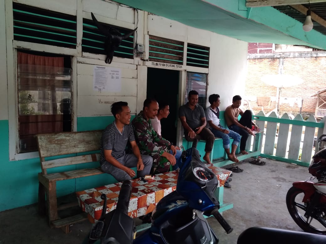 Ini Pesan Babinsa Komsos Bersama Pemuda Desa Koto Kecamatan Kluet Tengah