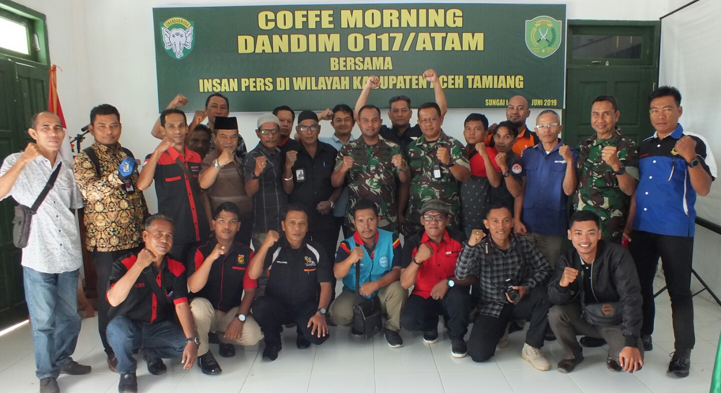 Dandim 0117/Atam Gelar Cofee Morning Bersama Insan Pers