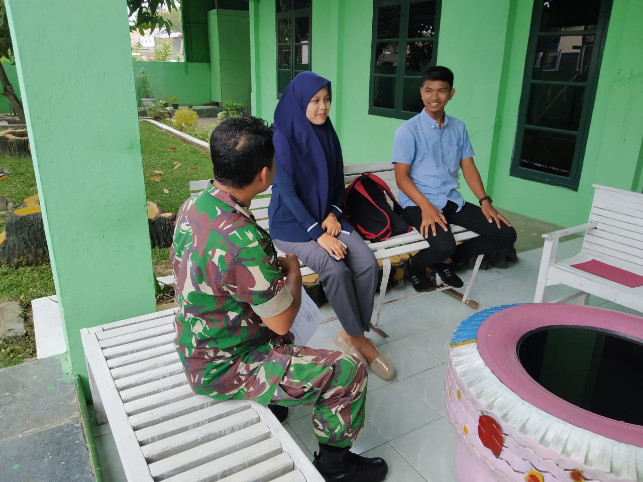 Babinsa Desa Punge Jurong Beri Arahan Kepada Calon Prajurit TNI