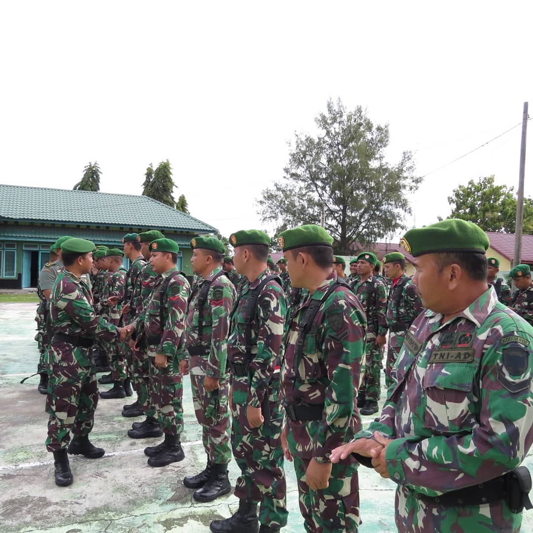 Dandim Halal Bihalal Bersama Seluruh Personel Kodim 0112