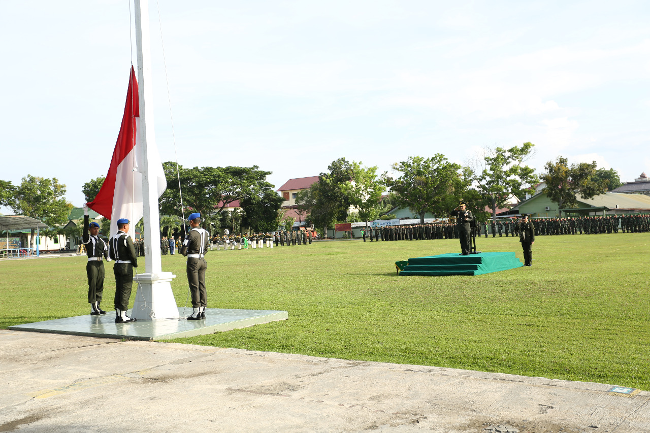 Pangdam IM Pimpin Upacara Hari Kelahiran Pancasila