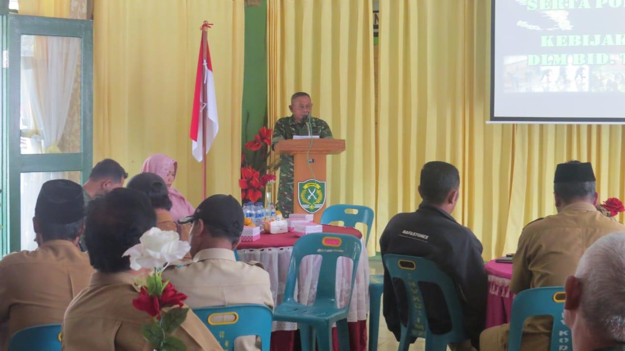 Komunikasi sosial Bersama Aparat Pemerintah Tingkatkan Sinergitas TNI