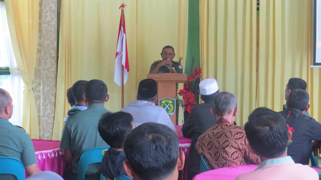 Kodim 0106/Ateng Gelar Komsos dengan Komponen Masyarakat