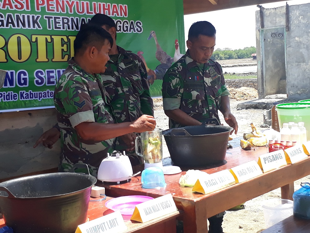 Upaya Koramil 04/Pidie Tingkatkan Perekonomian Rakyat