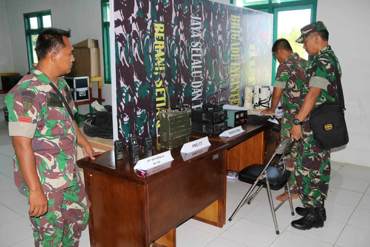 Brigif 25/Siwah Terima Kunjungan Tim Asnik Irdithubad