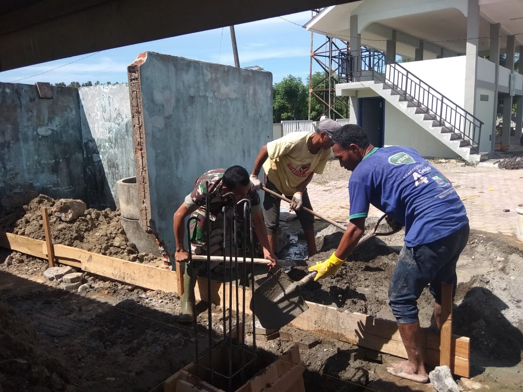 Serda Yulizar Bantu Pembangunan Tempat  Wudhu Meunasah