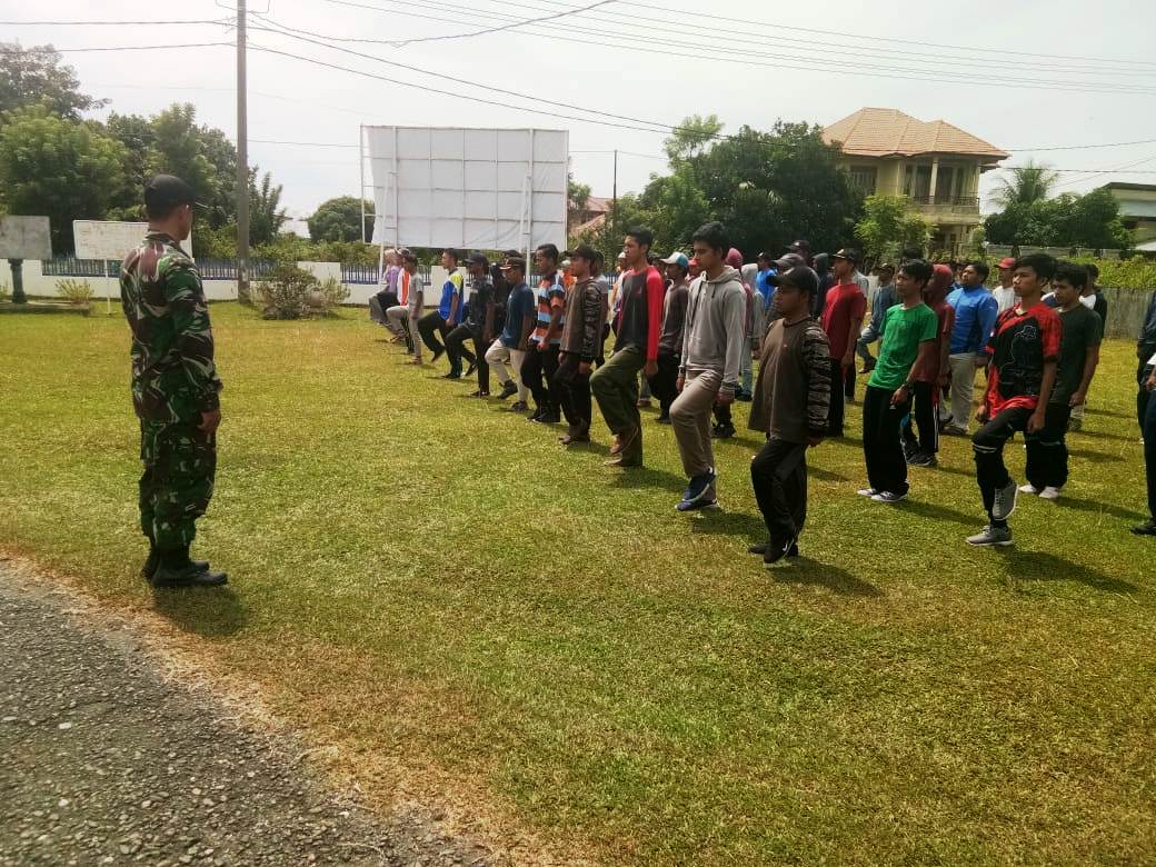 Babinsa Koramil 07/Johan Pahlawan Bentuk Karakter Peserta BLK