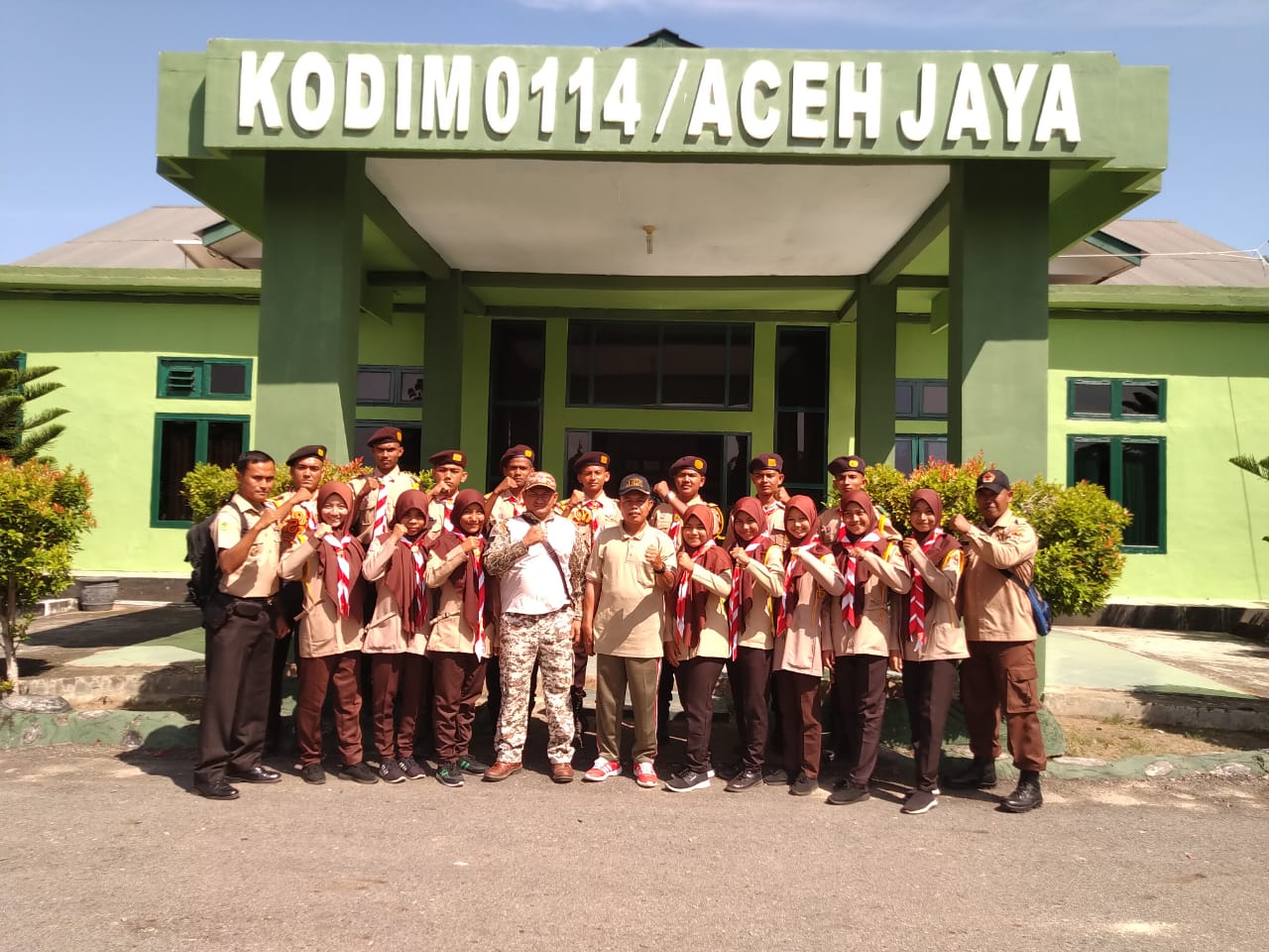 Saka Wira Kartika Kodim 0114/Aceh Jaya Ikuti Persami Tingkat Kodam IM