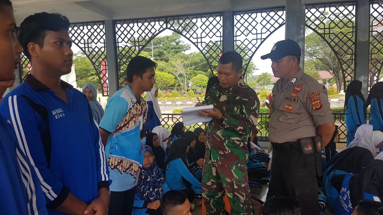 Kodim 0116/Nagan Raya Seleksi 170 Pelajar Ikuti Paskibra Nagan Raya
