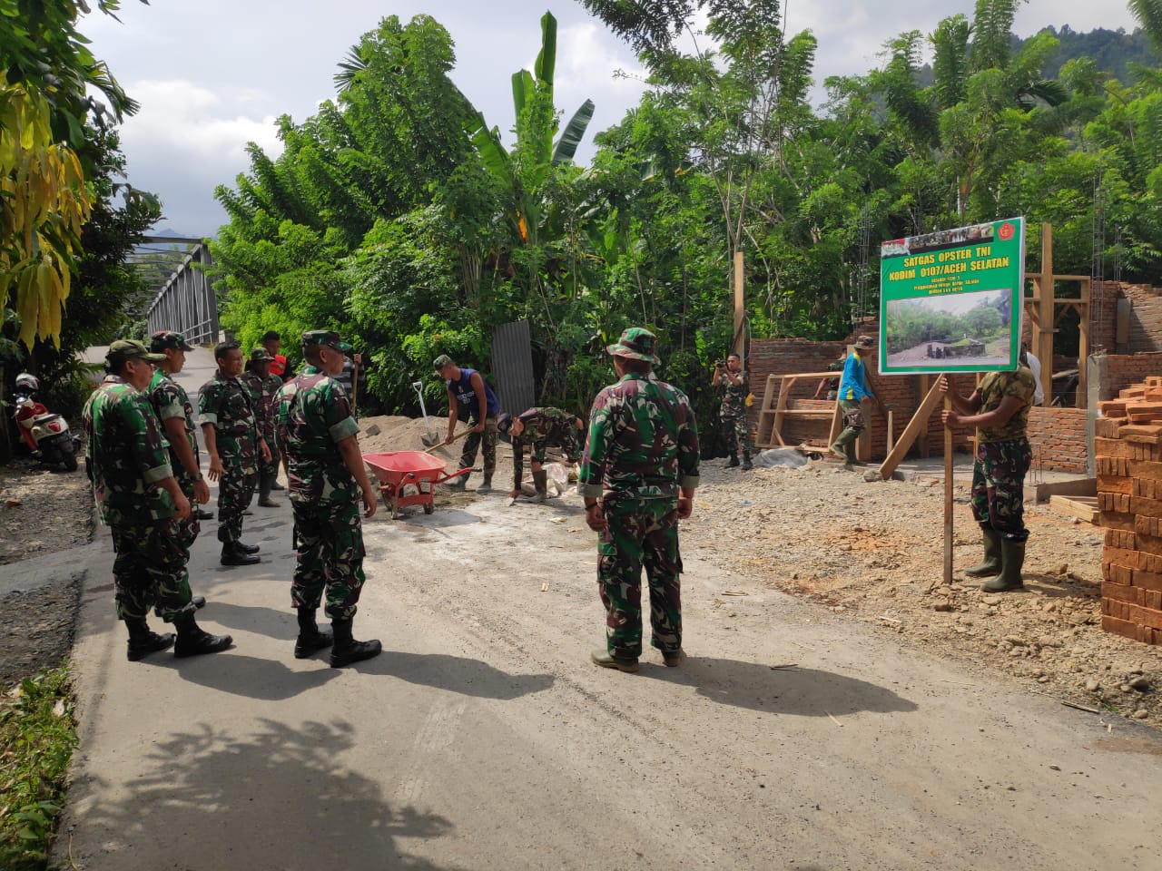 Danrem 012/TU Tinjau Pelaksanaan Opster di Asel