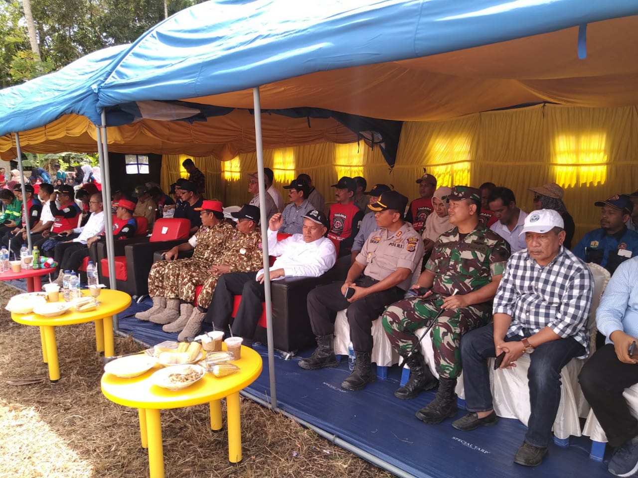 Dandim Aceh Jaya Dampingi Plt Gubernur Aceh Bakti Sosial di Desa Bintah