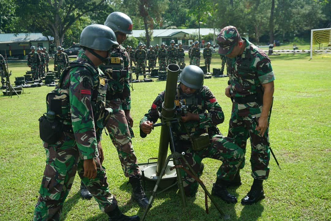 Danbrigif 25/Siwah Cek Kesiapsiagaan Prajurit Yonif RK 113/JS