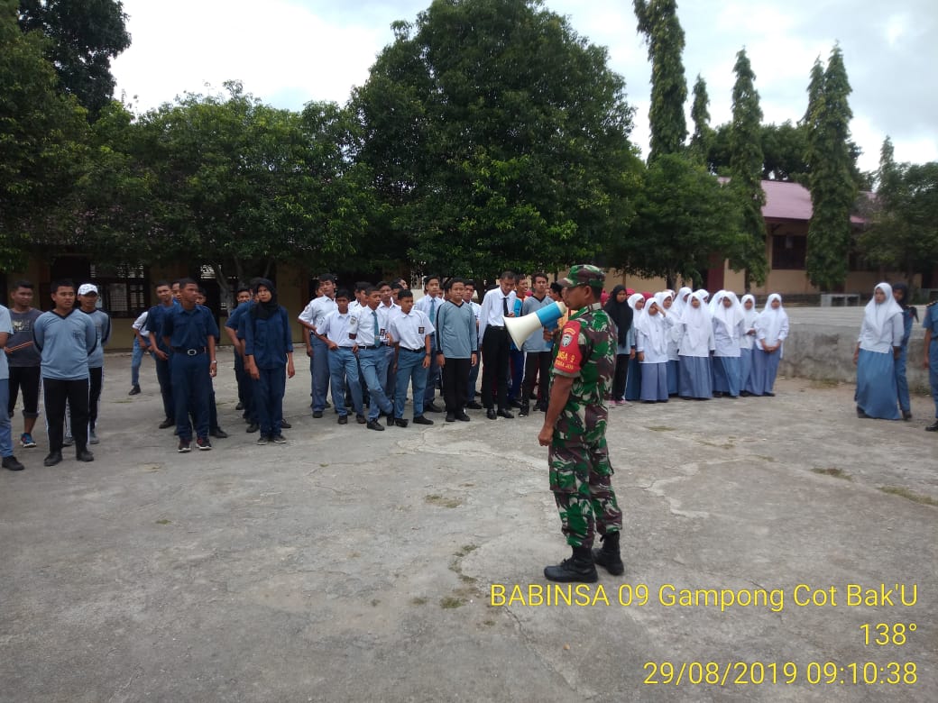 Babinsa Koramil 01/Sukajaya Kampanye Penerimaan Secaba PK