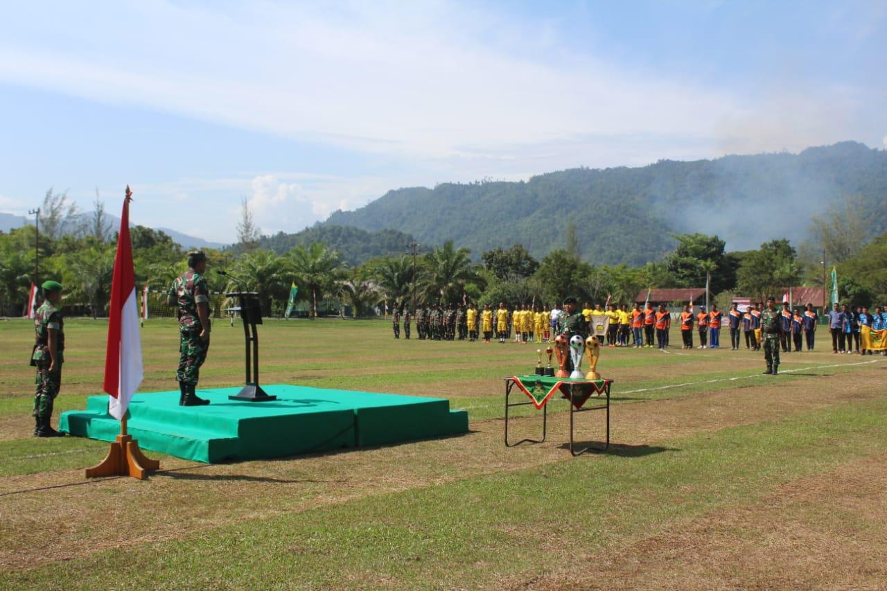 Danrem 012/TU Buka Turnamen Sepak Bola