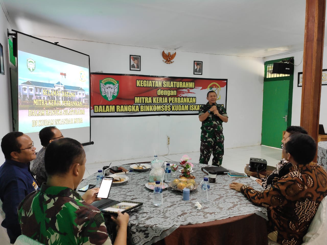 Kudam IM Adakan Binkomsos Bersama Mitra Kerja Perbankan