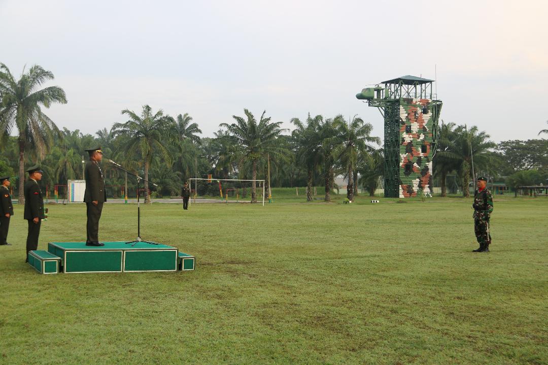 Yonif Raider Khusus 111/Karma Bhakti Melaksanakan Upacara Peringatan Hari Kesaktian Pancasila