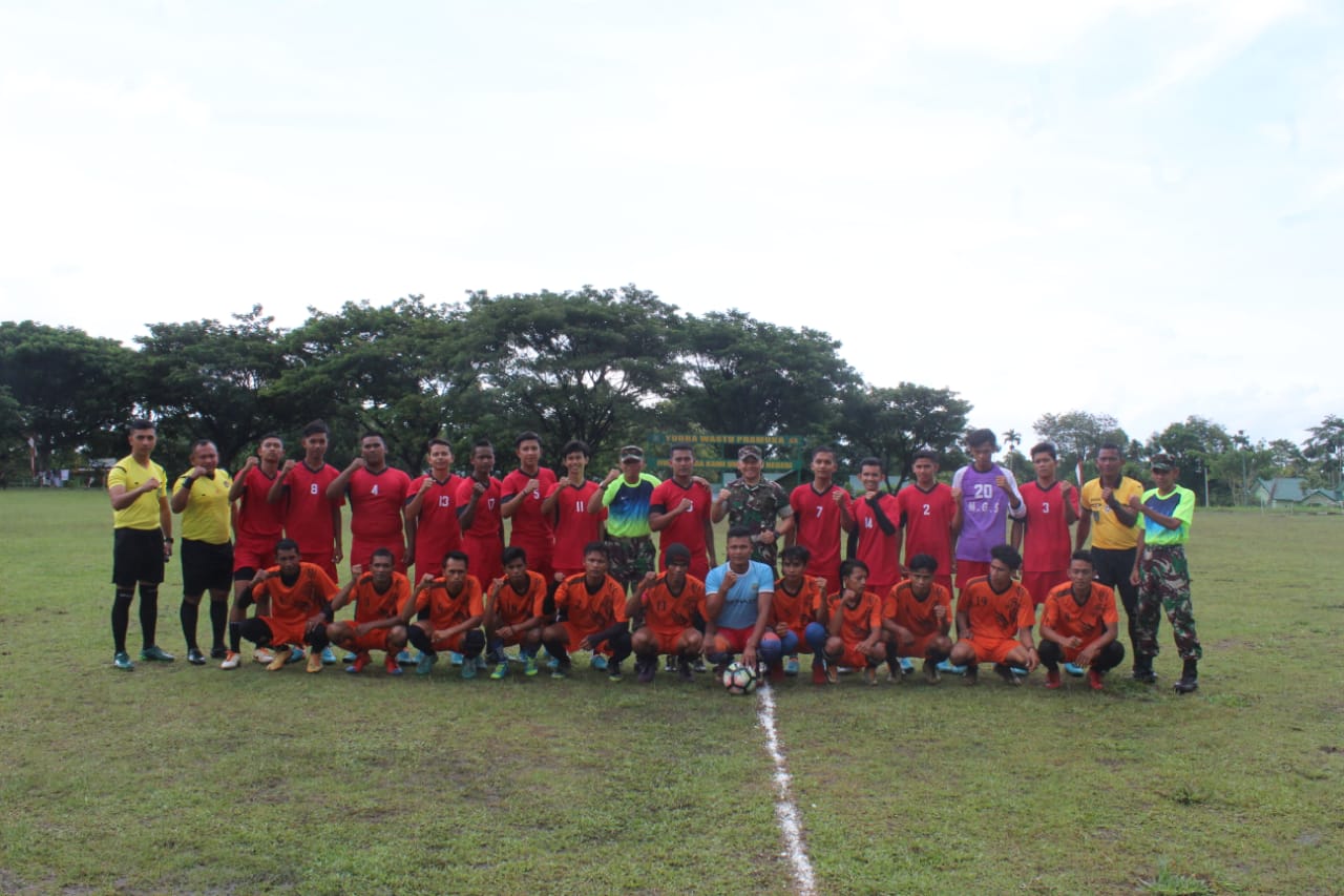 Dandodiklatpur Rindam IM Buka Turnamen Sepak Bola