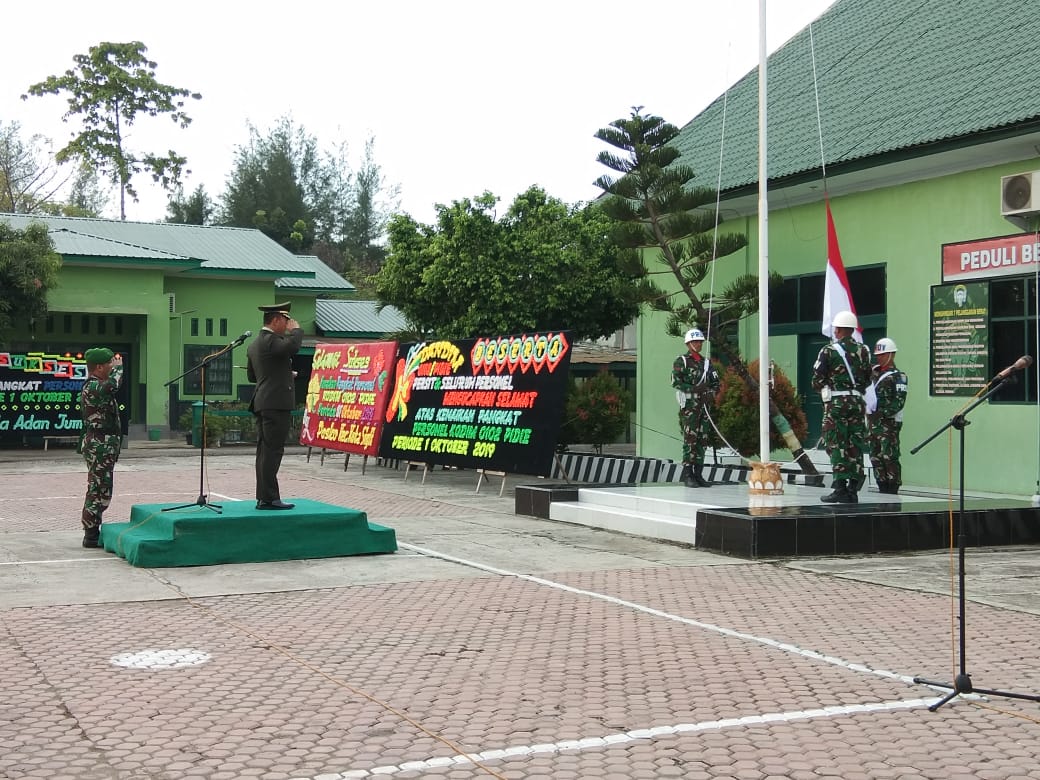 Kodim Pidie Gelar Upacara Peringatan Hari Kesaktian Pancasila