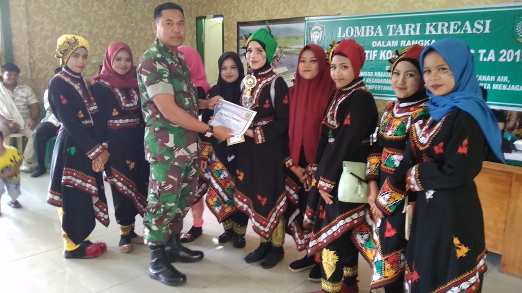 Komsos Kreatif, Kodim 0106/Ateng Gelar Lomba Tari Kreasi