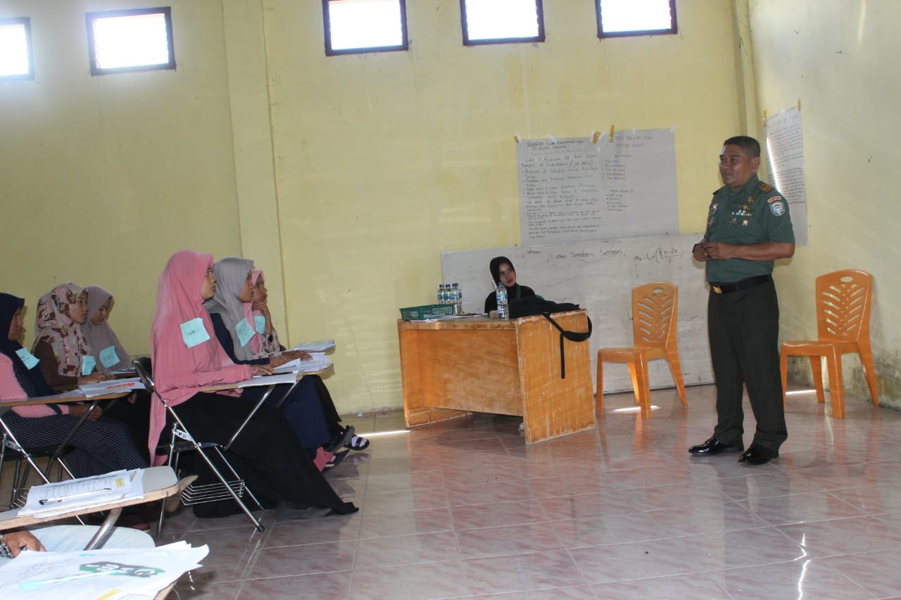 Tanamkan Cinta Tanah Air, Kodim 0116/Nara Berikan Wasbang pada Mahasiswa STIAPEN Nagan Raya