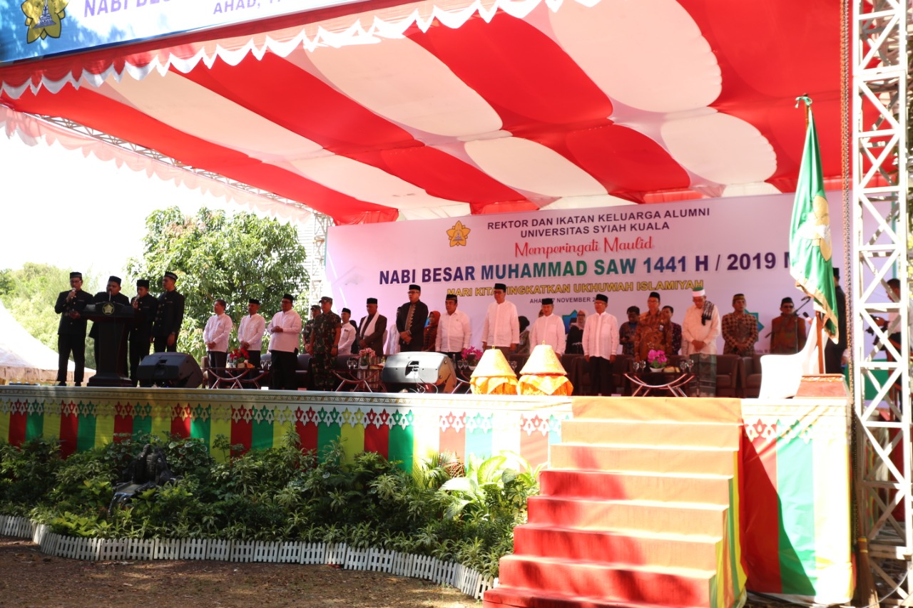 Pangdam IM Hadiri Maulid Nabi Muhammad SAW 1441H/2019M di Unsyiah