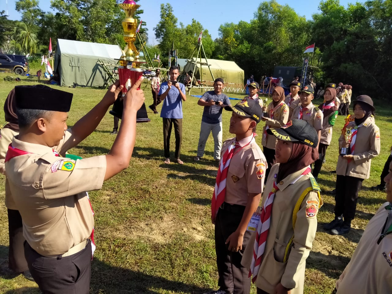 Persami Pramuka Saka Wira Kartika Kodam Iskandar Muda Ditutup
