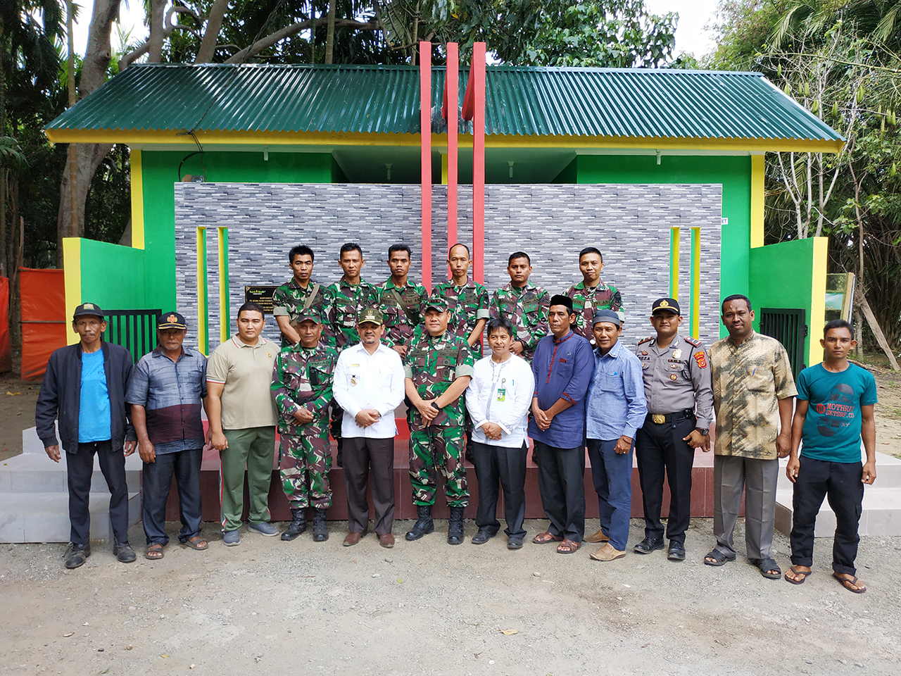 Dandim 0101/BS Selesaikan Pembangunan MCK Plus di Wisata Desa Jalin Kota Jantho