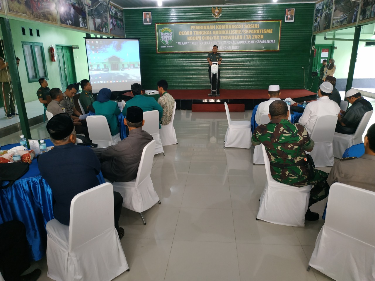 Kodim 0101/BS Gelar Acara Binkomsos Faham Radikalisme/Separatisme