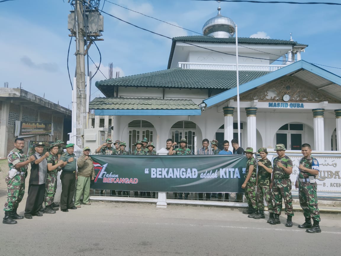 Peringati HUT ke 71 Bekangad, Bekangdam IM Melaksanakan Karya Bhakti