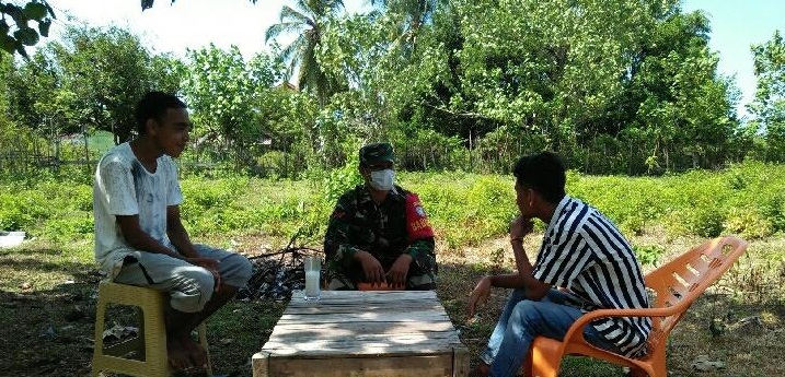 Kopda Romzi Said Himbau Warganya Patuhi Protokol Kesehatan Guna Hindari Penularan Covid-19