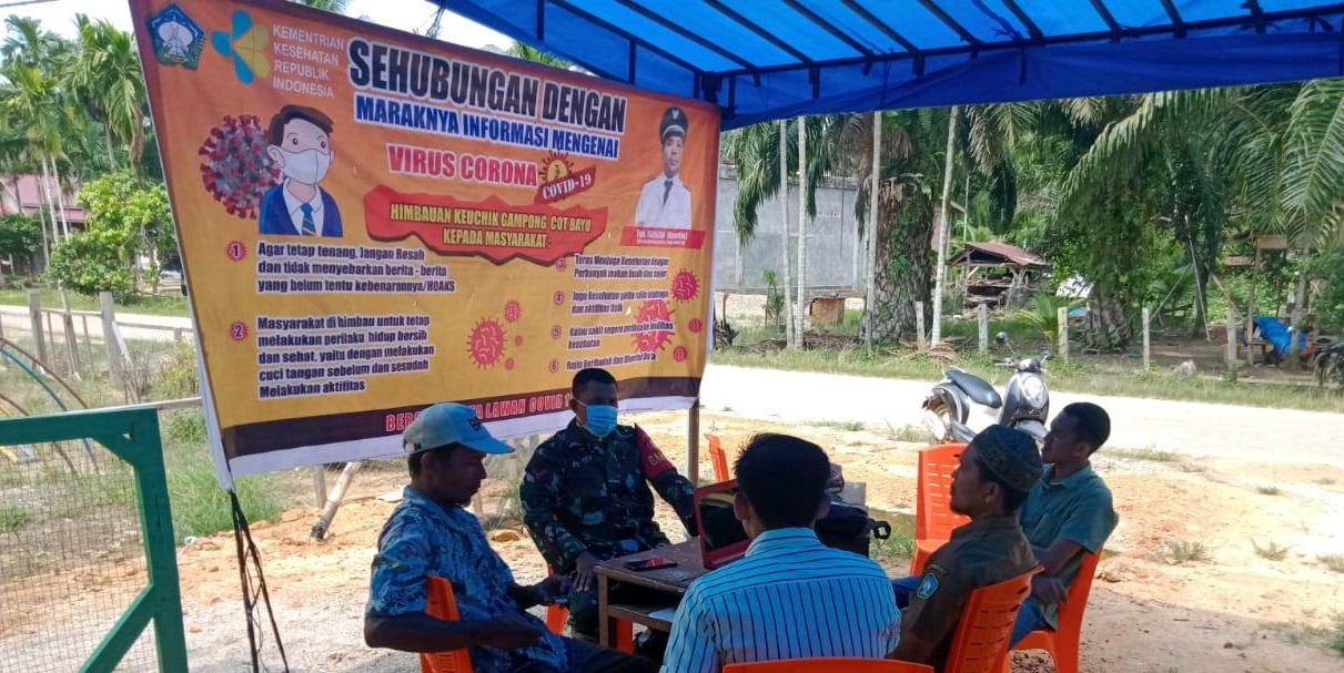 Cegah Virus Corona, Babinsa Optimalkan Komsos