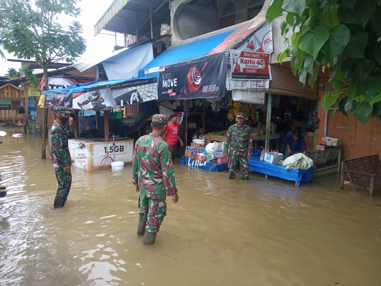 TNI Siap Bantu Korban Banjir di Aceh Jaya