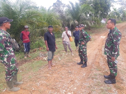 Dandim 0105/Abar Tinjau Pelaksanaan Pra TMMD ke-108 di Desa Lango